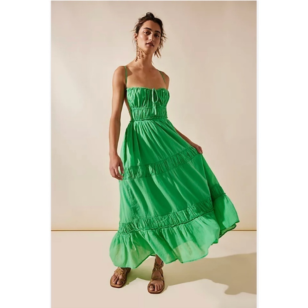 Free People Taking Sides Maxi Dress Size XL NWT